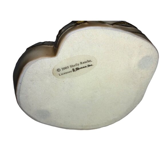 Holy Family Jesus Porcelain Nativity Blue Gold Bethlehem Scene 2005 Roman Inc - Picture 8 of 11